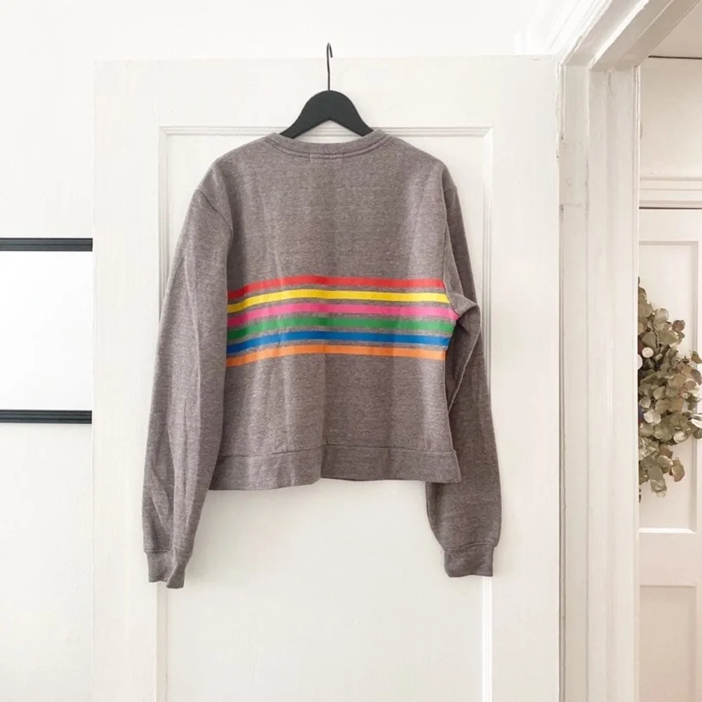Sub_Urban Riot Rainbow Crew Neck - Picture 2 of 5